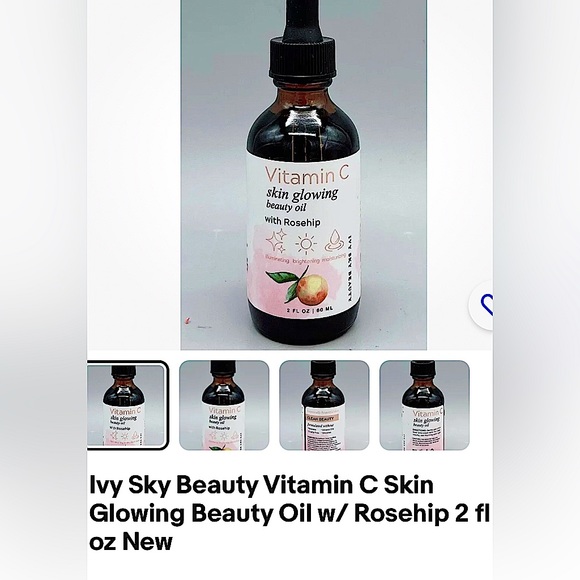 Ivy sky vitamin C beauty oil new vegan clean beauty HTF - Picture 3 of 3